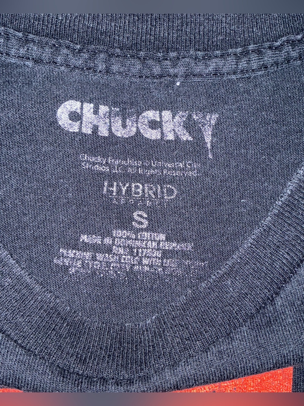 Chucky Wanna Play Horror Movie Graphic T-Shirt Black Men’s-Size Small/Vintage - Picture 7 of 7